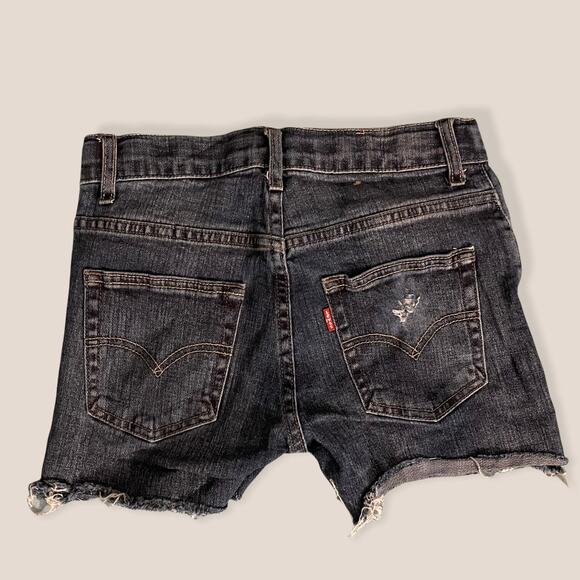 Levis 511 Slim Distressed Shorts - Picture 2 of 4